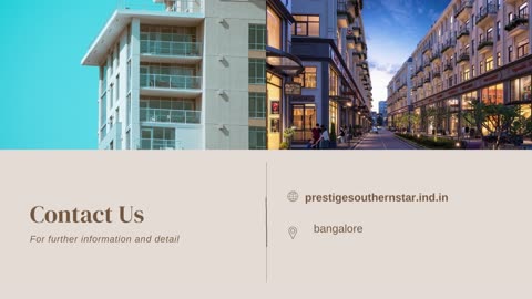 Prestige Southern Star Apartments in Bangalore Price List Offers Discounts