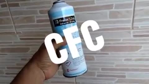 CFC e a camada de ozônio. O buraco é mais embaixo