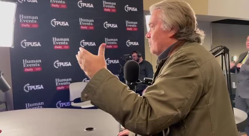 Bannon: The unraveling of our nation is the Kennedy assassination. #amfest2022