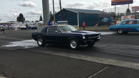 1966 mustang street strip car