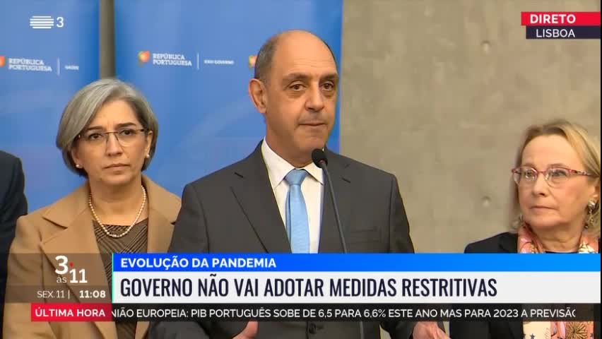 Infarmed - conferência de imprensa reduzida à propaganda da VAX e máscara