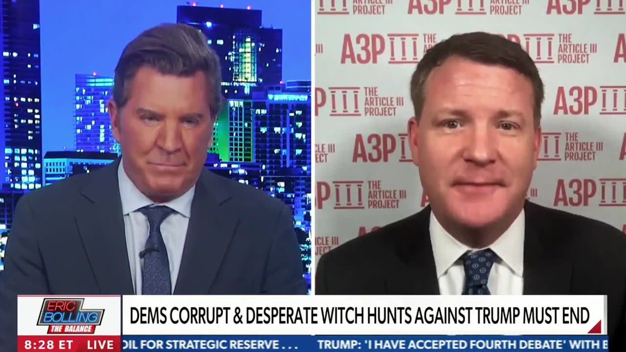 Mike Davis to Eric Bolling: “This Is Obviously A Political Hit Against President Trump”