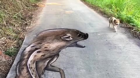Beautiful 3D picture on the road 🛣️🛣️🛣️🛣️🛣️🛣️🛣️🛣️🛣️🛣️