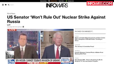WW3 Nuclear Attack on Russia Pushed by US Senator