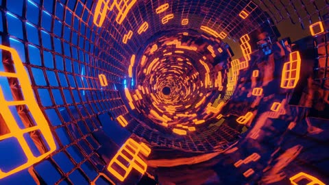 magic tunnel to another planet