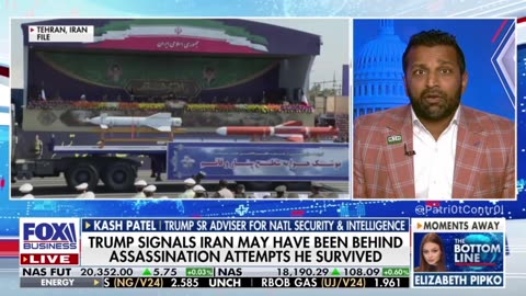 Kash Patel on the Iran assassination threat to Trump