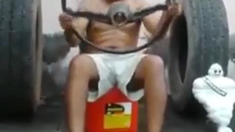 Pretend to be driving