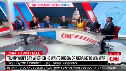 Apparently, CNN producers are all masochists because they weren't satisfied...