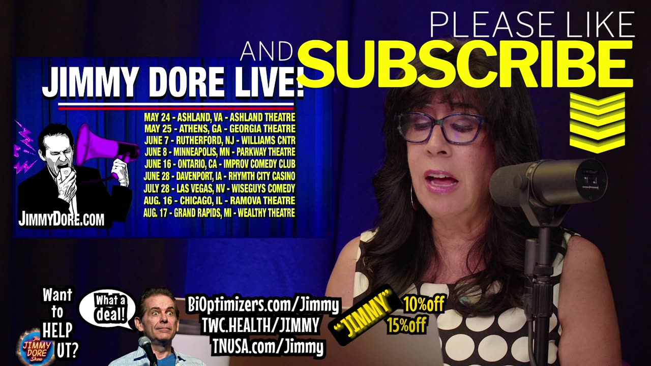 Tucker Carlson show on Russian TV▮Jimmy Dore⨳Kurt Metzger