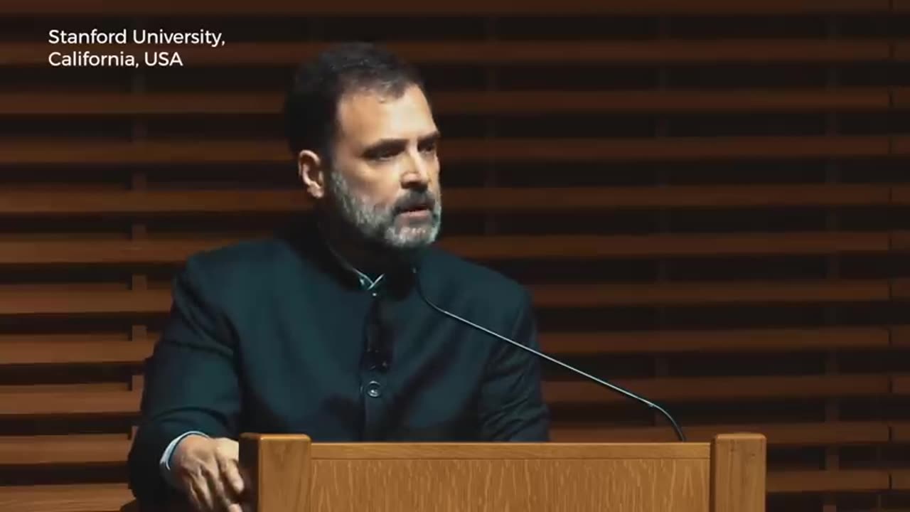 Can ‘Force’ suppress the ‘Power’ of Truth- - Rahul Gandhi - Stanford University, USA_3