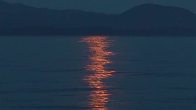 The vast sight of water and sky meeting