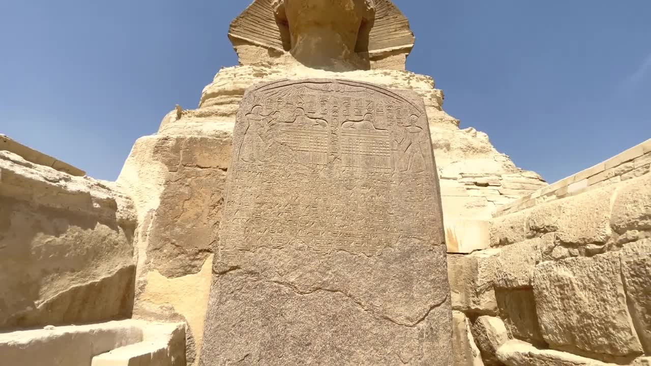 great sphinx 4K stunning footage