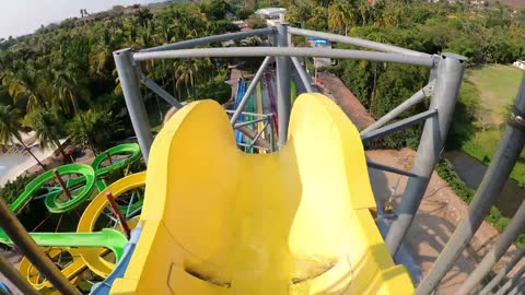 Freefall Water Slide at El Rollo Parque Acuático