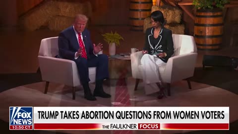 Donald Trump Drops a Bombshell on Abortion at Georgia Town Hall