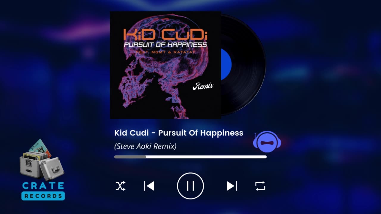 Kid Cudi - Pursuit Of Happiness (Steve Aoki Remix) | Crate Records