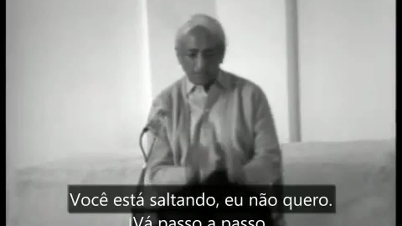 Quais as razões para não observarmos? - Jiddu Krishnamurti