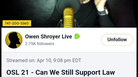 Bart Fine owns Owen Shroyer's call in show