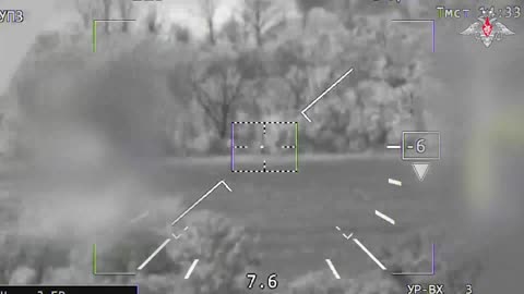 RF helicopter crews destroy AFU armoured vehicles using guided missiles in South Donetsk direction
