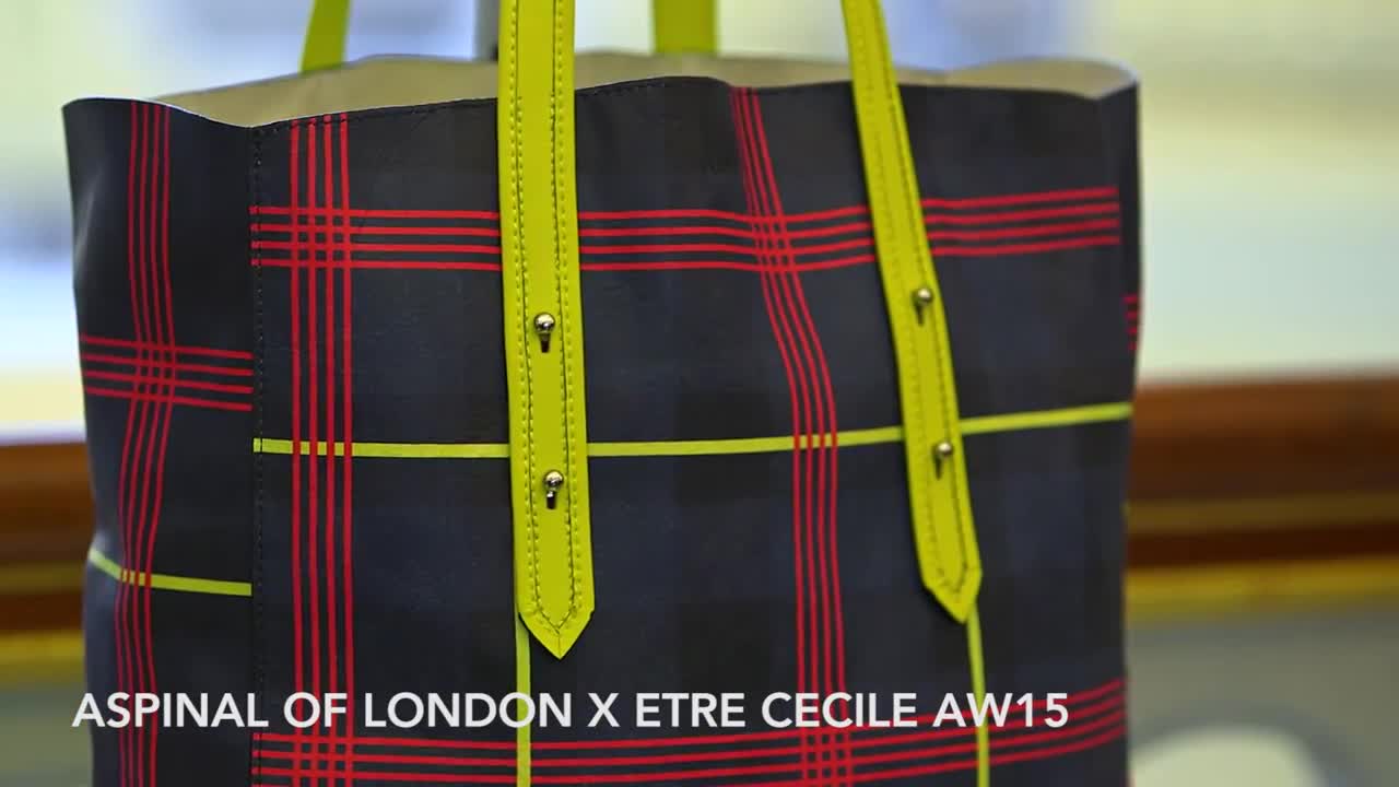 Aspinal of London x Etre Cecile AW15 at London Fashion Week