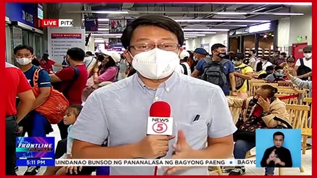 Ilang biyahe ng bus,kanselado dahil saBagyong Paeng