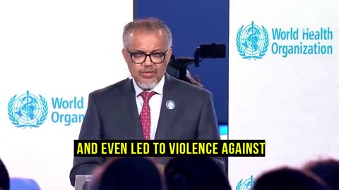 WHO and catastrophic Covid response are the reason no-one trusts you any more Dr Tedros?