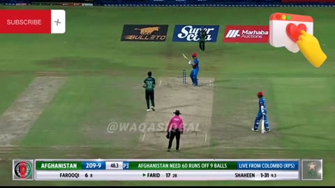 Pakistan VS Afghanistan 3rd ODI full highlights