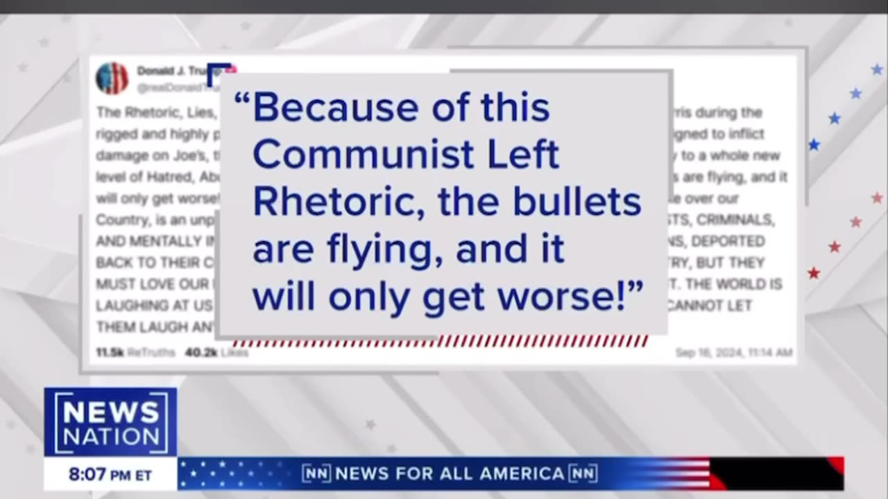 Chris Como calls President Trump after second assassination attempt