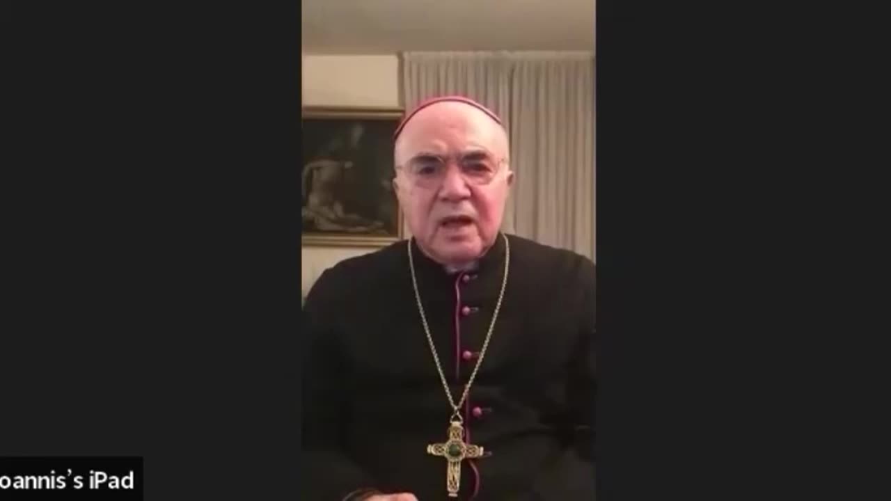 Archbishop Vigano: The WEF is threatening the heads of government of the 20 most industrialised
