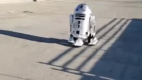 R2's First Time Outside!