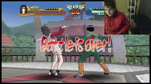 Kurenai The Jonin VS Might Guy In A Naruto Shippuden Clash of Ninja Revolution 3 Battle