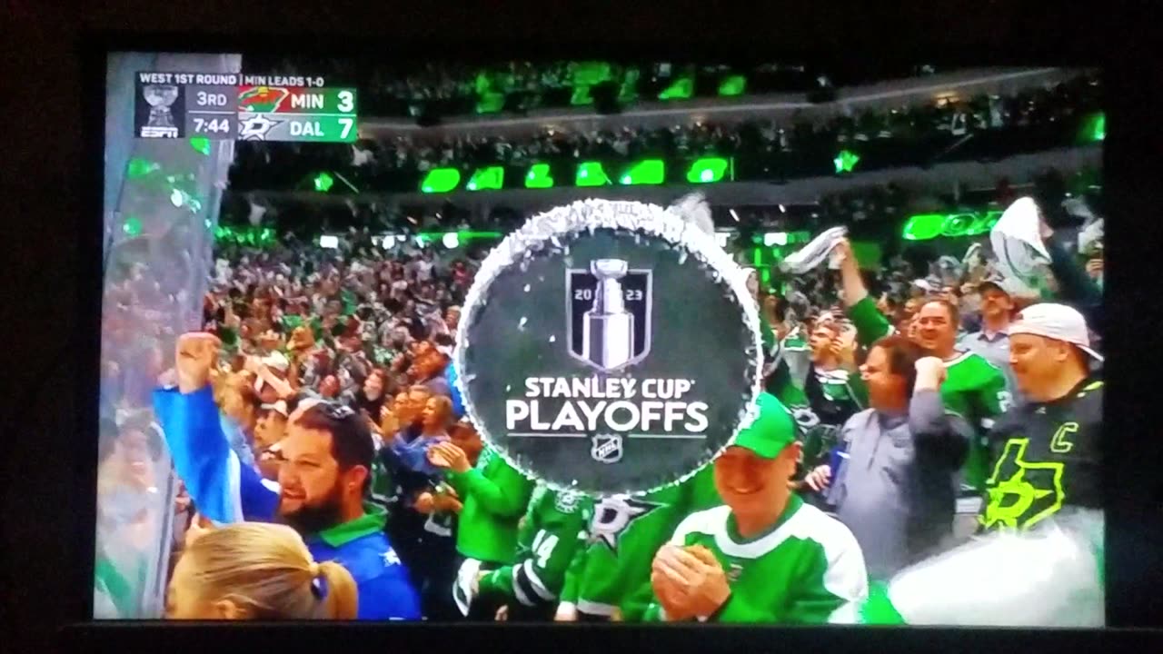 West 1st Round Game 2 - MIN vs DAL - Stars Lead 7-3
