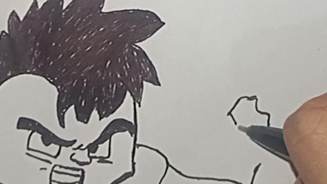 Dragon Ball - Uub Drawing