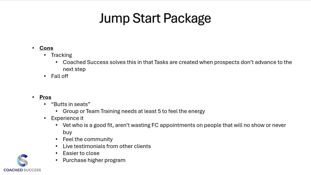 All Staff: Jump Start Package