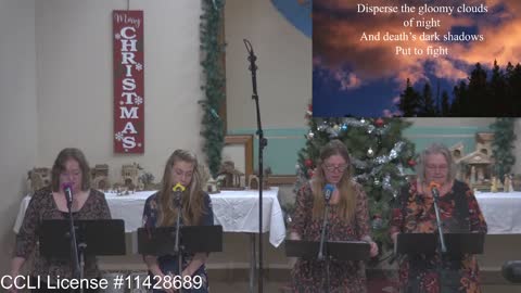 Moose Creek Baptist Church Sing “O Come, O Come Emanuel” During Service 11-27-2022