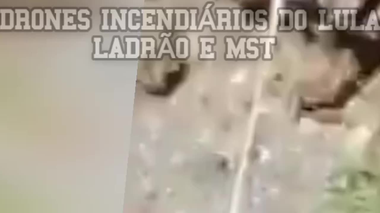 Drones incendiários do lula ladrão e MST, os decretos estão enchendo o bolso do MST para comprar drones?