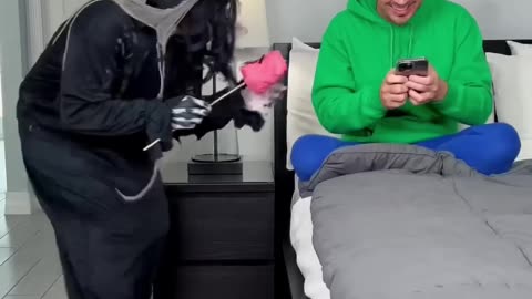 Clown ruins cotton candy for monsters