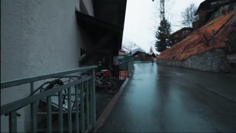 The rainy streets