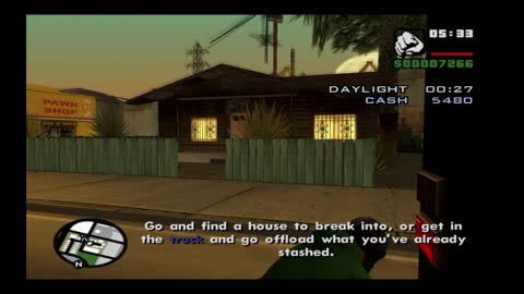 gta san andreas walk through burglar