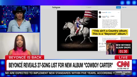 CNN and Laura Coates Beyonce Eve Countdown to Cowboy Carter March 28, 2024