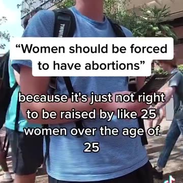 'Pro-Choice' Irony: 'Women Should Be Forced To Have Abortions' Under The Age Of 25