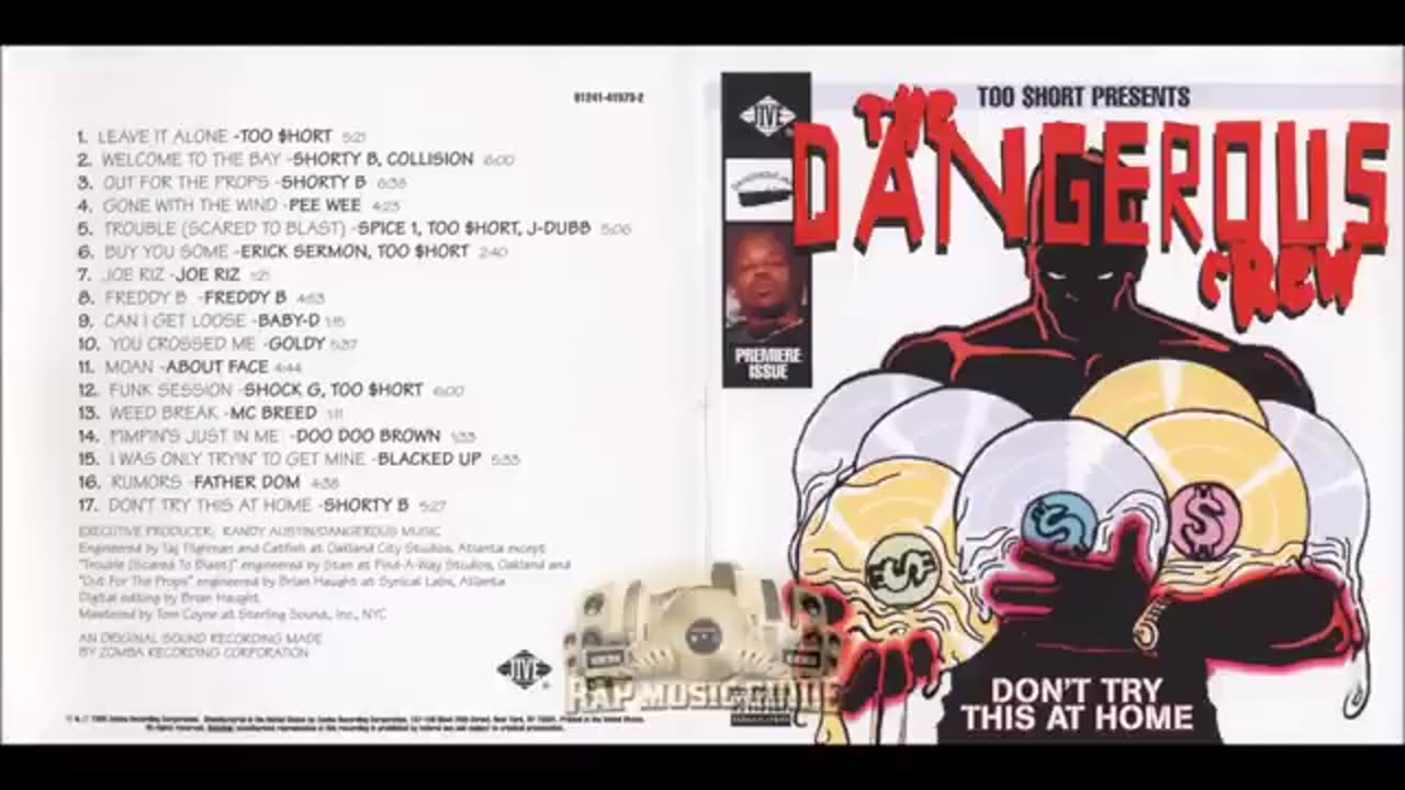 TOO SHORT Presents THE DANGEROUS CREW Full Album 1995 HD