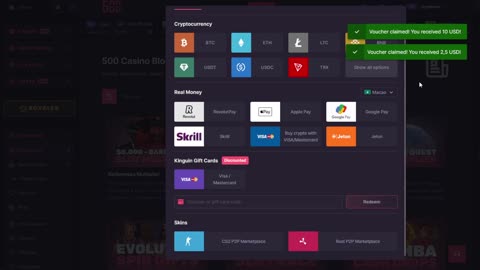 500 Casino - $100,000 Voucher Drop 🔥