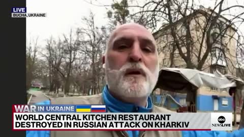 WORLD CENTRAL KITCHEN RESTAURANT DESTROYED IN RUSSIAN ATTACK ON KHARKIV