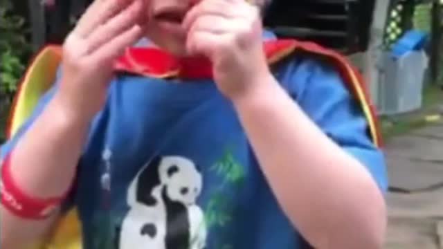 Kid flash funny video