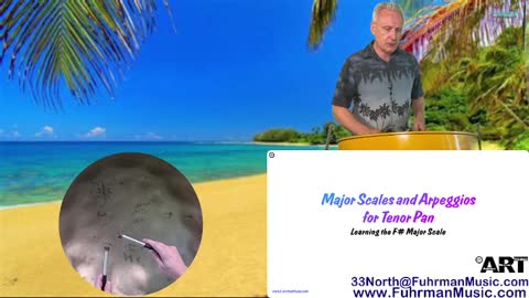 9) The F# Major Scale and Arpeggio for the Tenor Pan (Steel Drum)