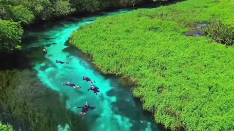 Most crystalline river in Brazil