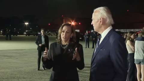 MUST WATCH: Unscripted Kamala Harris Sounds Like A Moron While Joe Biden Stares Into Space