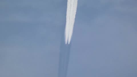 Plane trails Melbourne