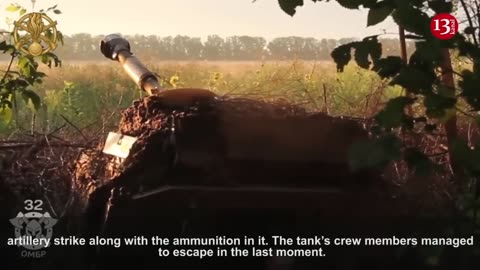 After launching an attack with 3 tanks, Russians are ambushed – Tank’s crew members manage to escape