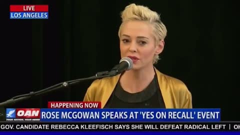 Rose McGowan calls out the double standard & hypocrisy of the democrat party